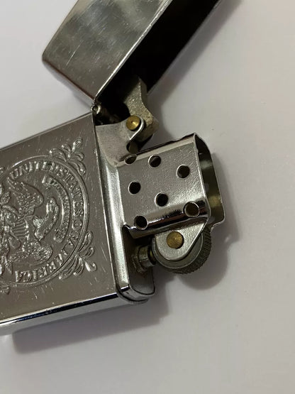 Isqueiro Antigo Prata Usa United States Of America