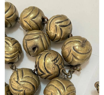 Magnífico Terço Gigante Antigo Em Alpaca 2 Metros