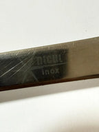 Faca Antiga Inox Cabo Madrepérola 18cm C/ Escrita