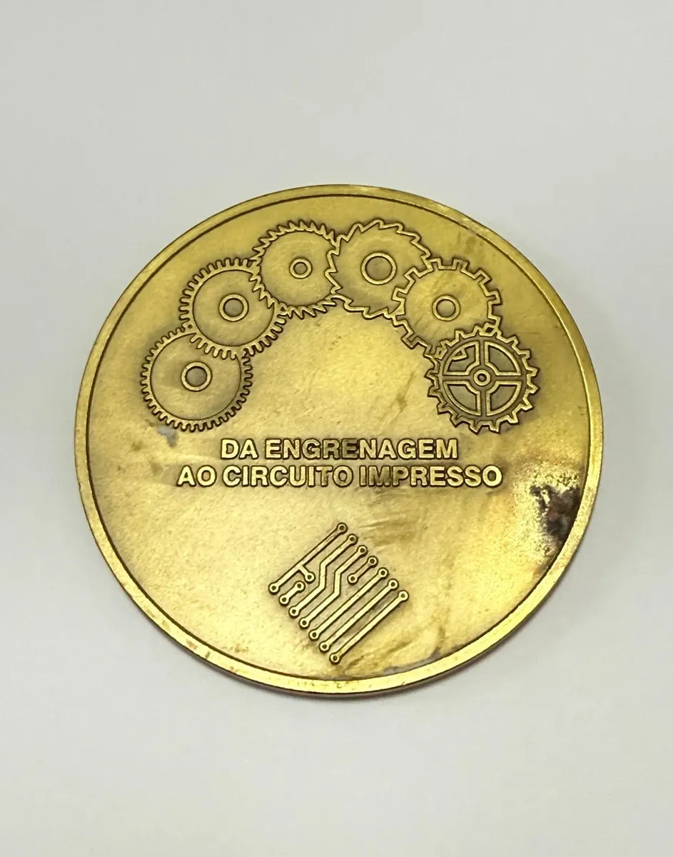 Medalha Antiga Comemorativa Dimep 50 Anos 1936-1986 Original