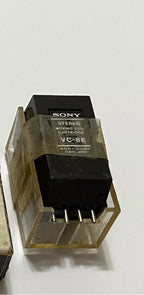 Antigo Raro Cartucho Sony Vc-8e + Agulha Ag-110 Toca Discos