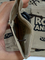 Lote 15 Bolsinhas Rock Animal Recreio Antiga Nylon Bege