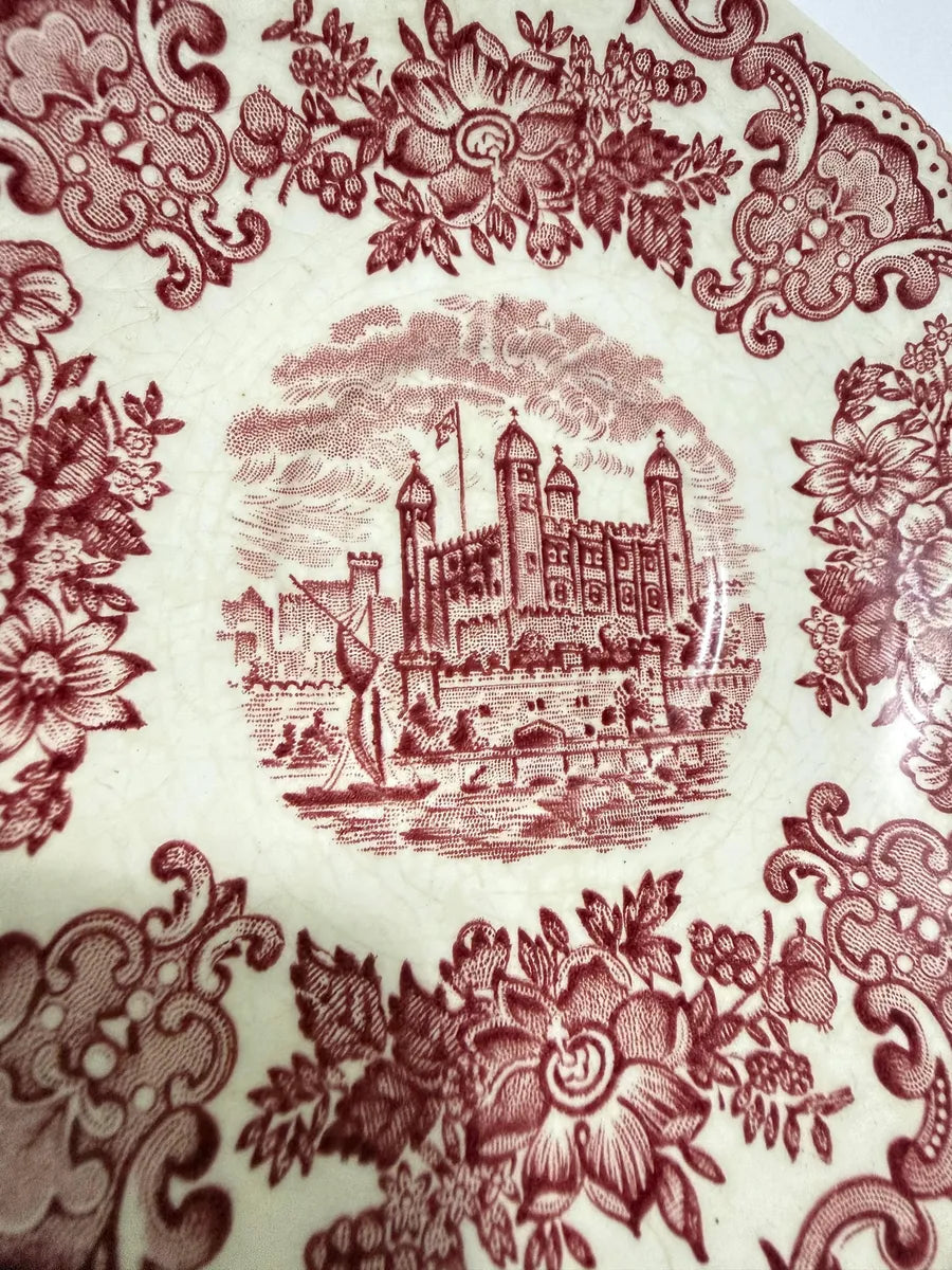 Prato Antigo Inglês Royal Homes Of Britain Enoch Wedgwood
