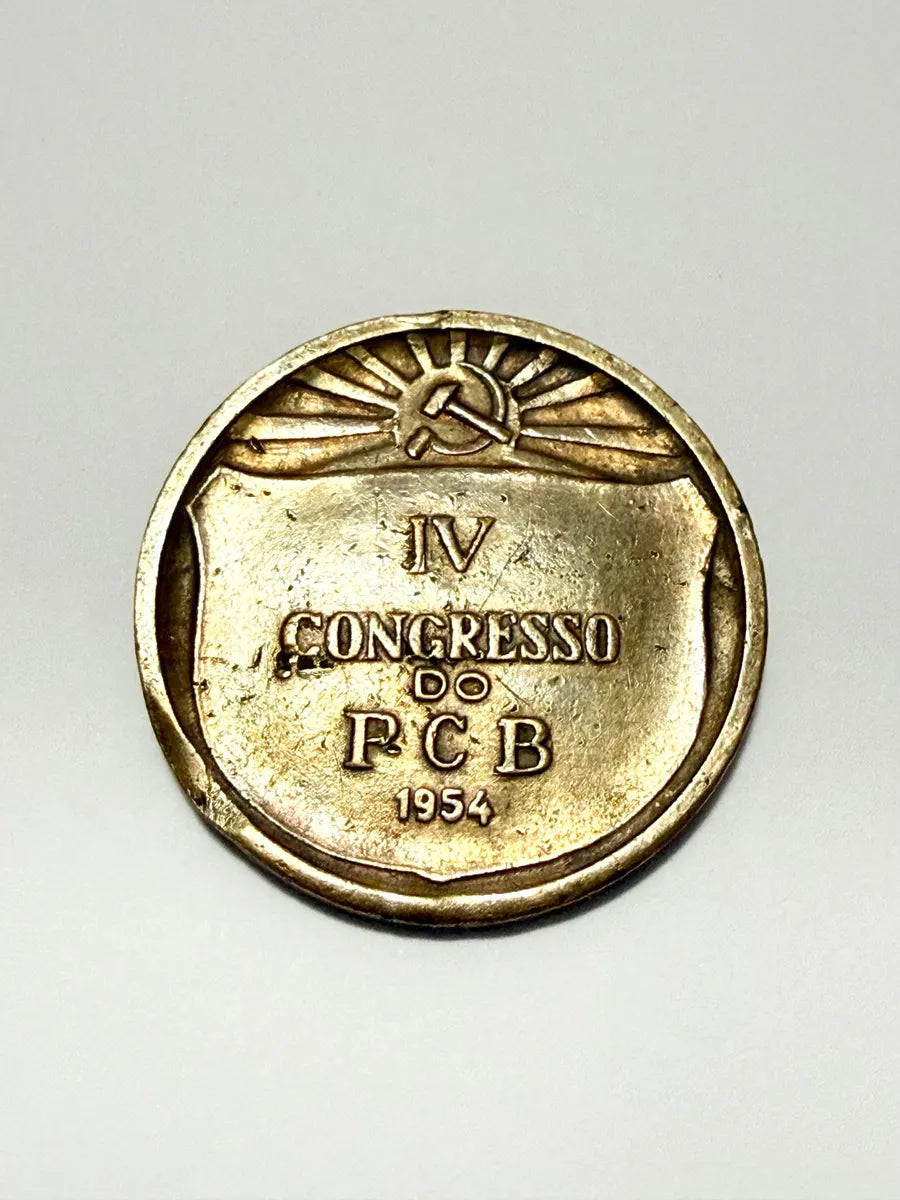 Medalha Antiga Luís Carlos Prestes Iv Congresso Pcb 1954