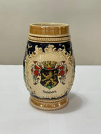 Caneca Alemã Antiga Heidelberg Cerâmica Relevo