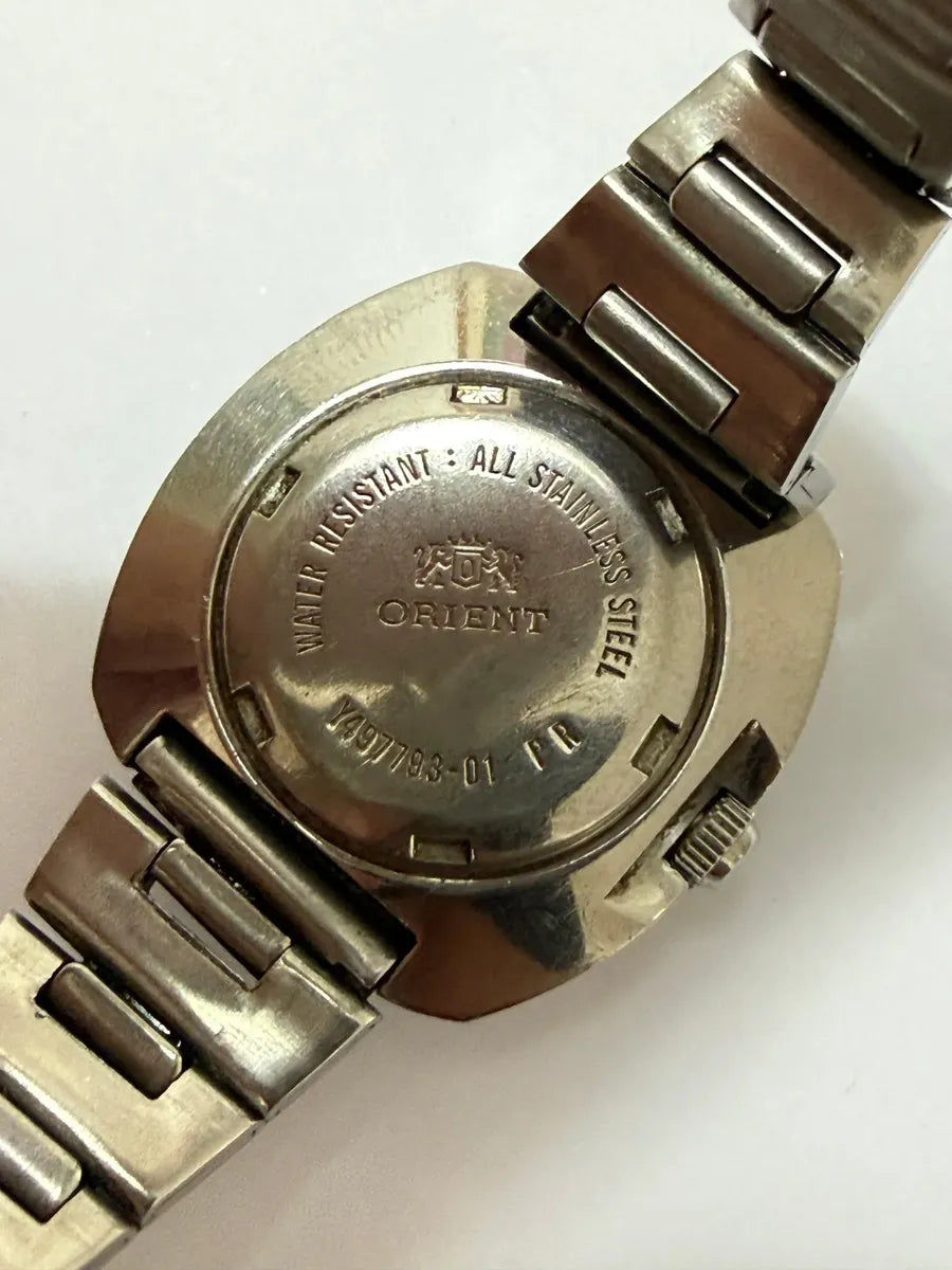 Relógio Antigo Orient Automático 21 Jewels Aço Inox