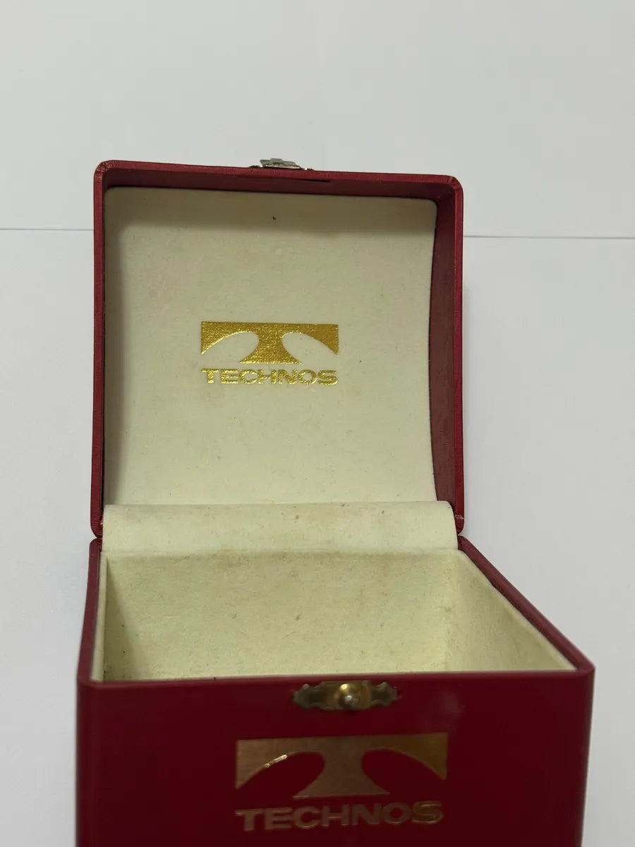 Caixa Original Relógio Technos - Estojo Antigo Vermelho