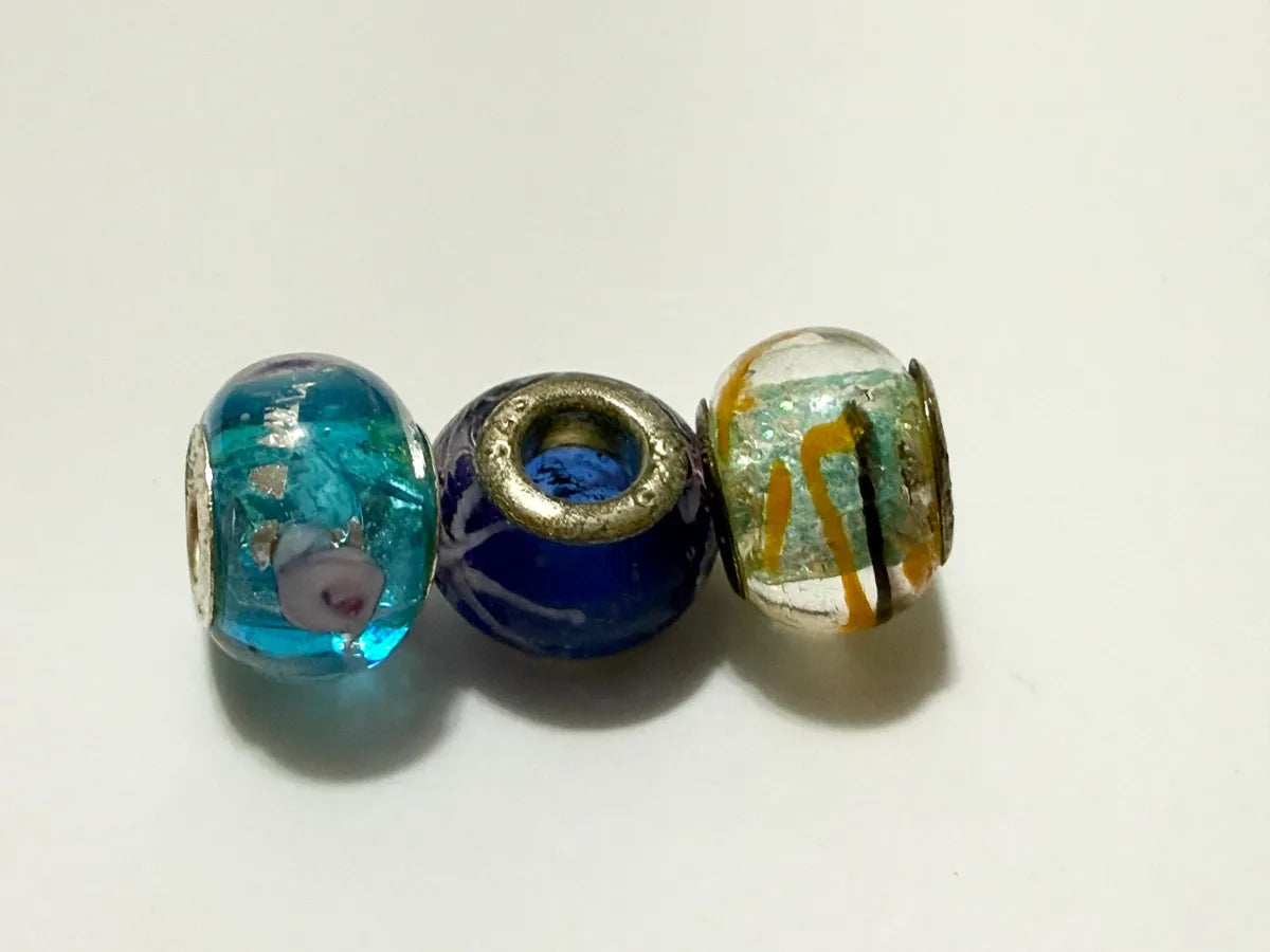 Berloques Murano E Prata 925 Cores E Detalhes - 3uni N7
