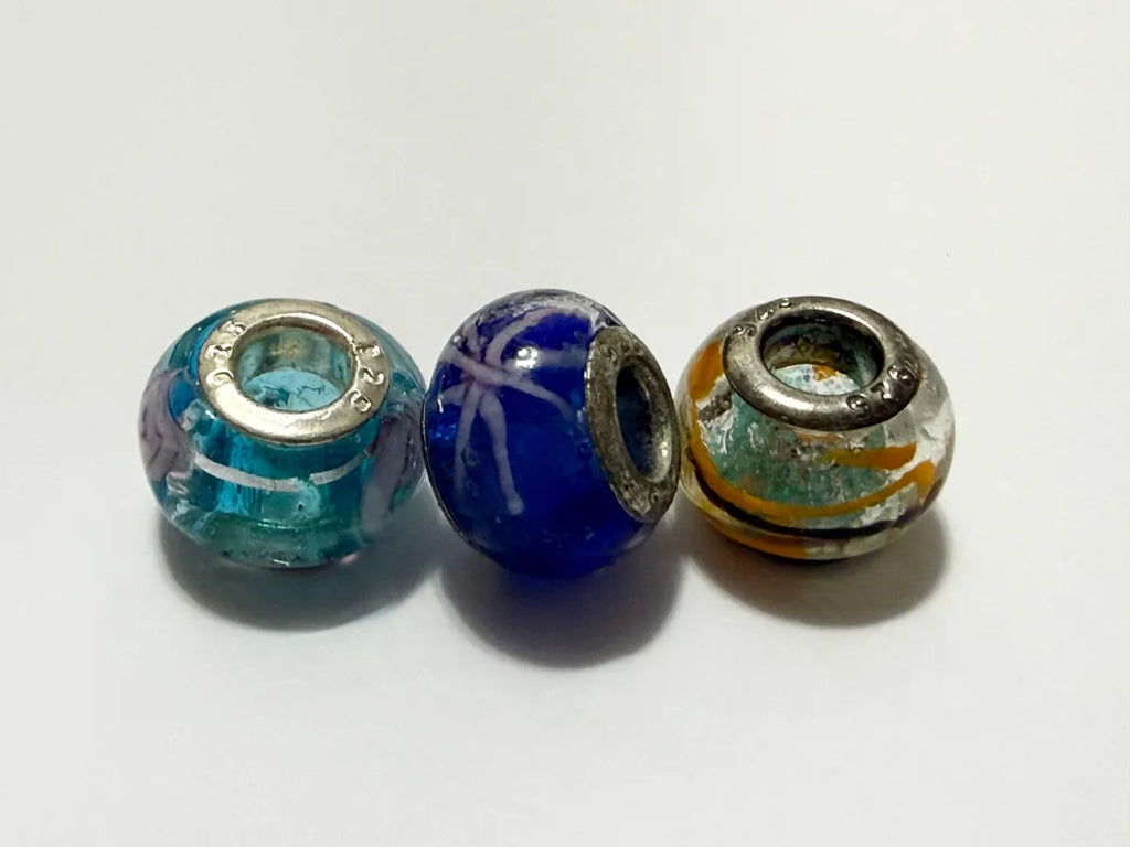 Berloques Murano E Prata 925 Cores E Detalhes - 3uni N7