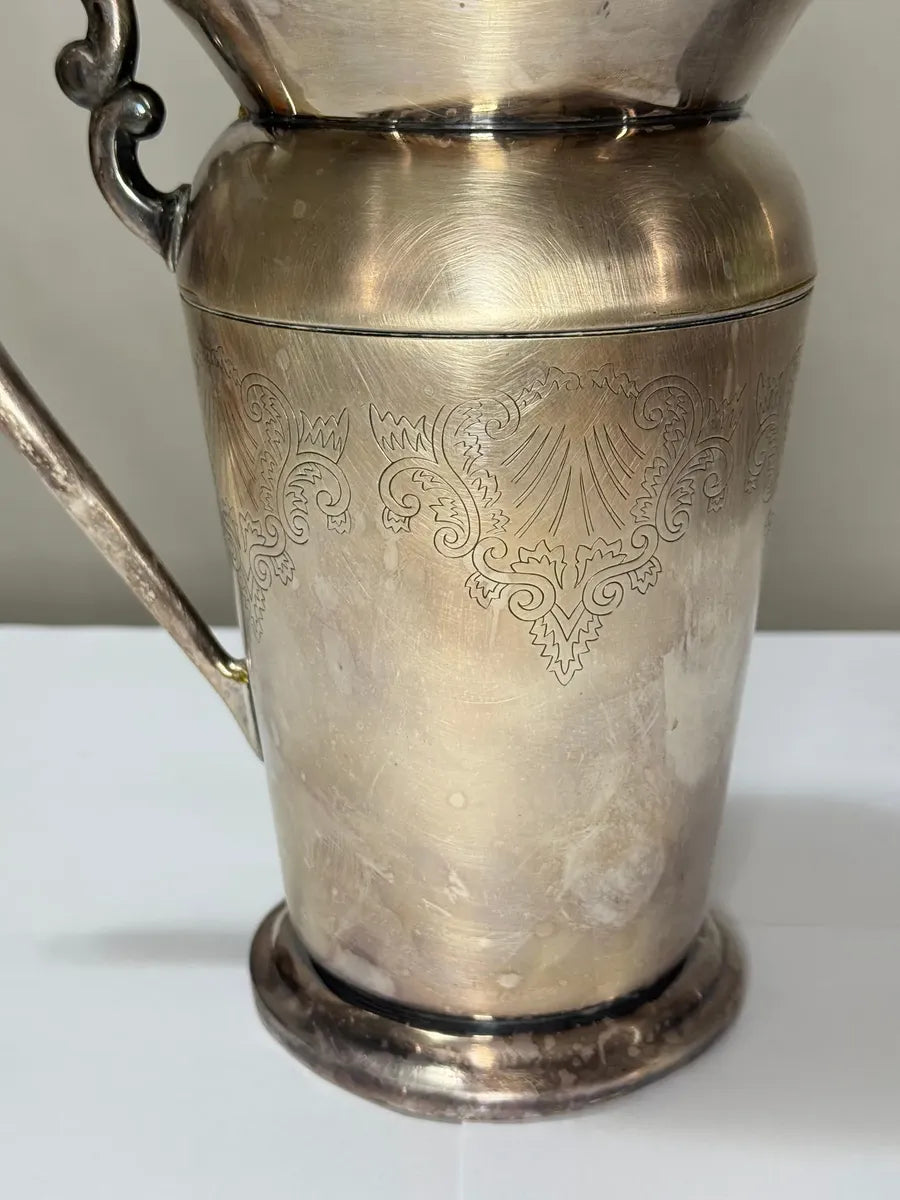 Jarra Antiga Prateada Maesa Frat Forte Ornamental