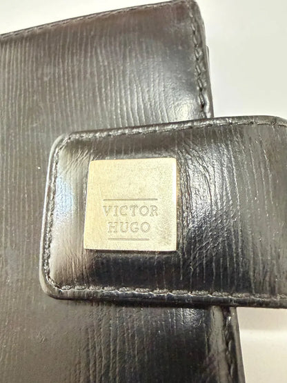 Carteira Victor Hugo Masculina Em Couro Preto