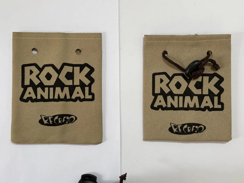 Lote 15 Bolsinhas Rock Animal Recreio Antiga Nylon Bege