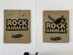 Lote 15 Bolsinhas Rock Animal Recreio Antiga Nylon Bege