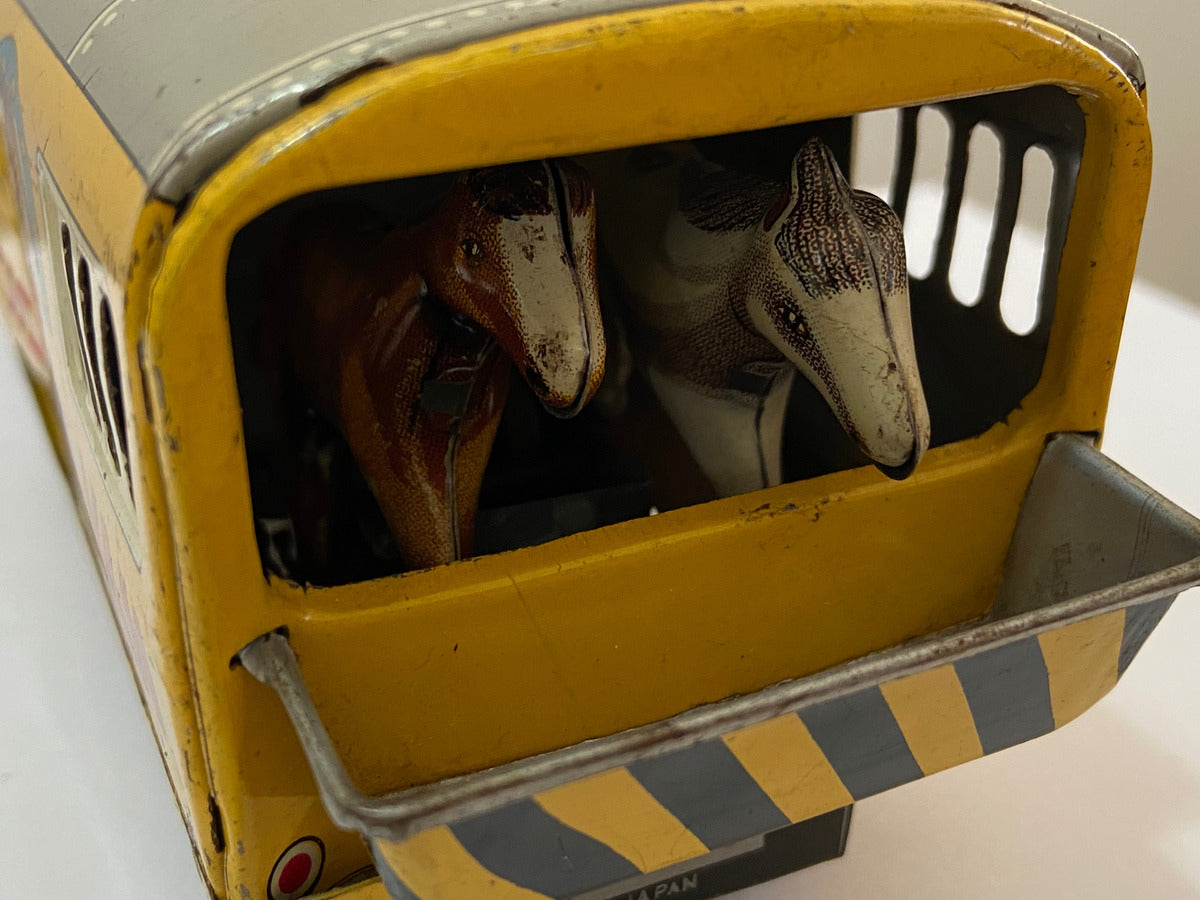 Caminhão De Lata Antigo Horse Van Eight Japan C/ Cavalos