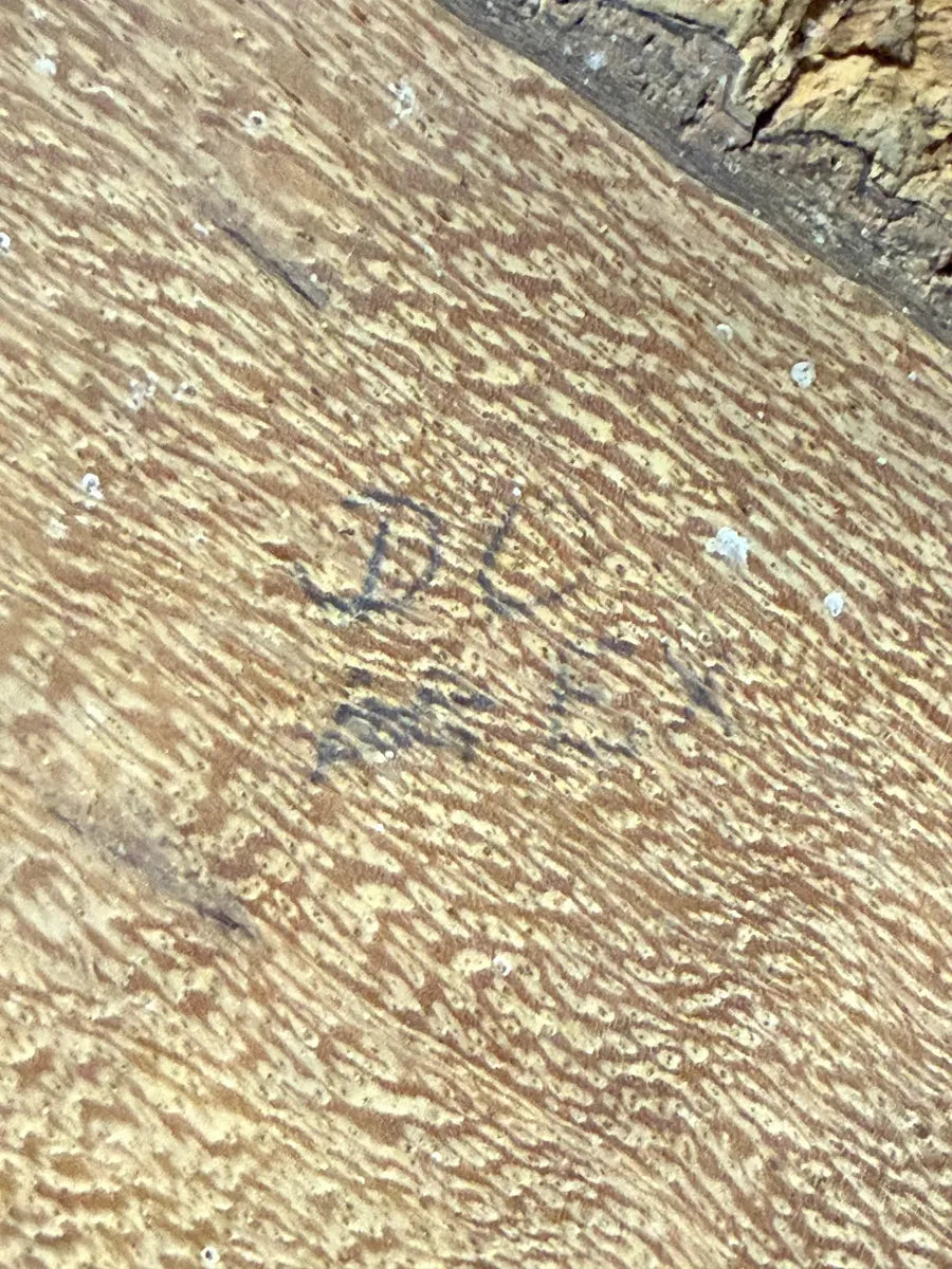 Pinturas Antigas Em Casca De Árvore Cenas Rurais Rústicas