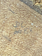 Pinturas Antigas Em Casca De Árvore Cenas Rurais Rústicas