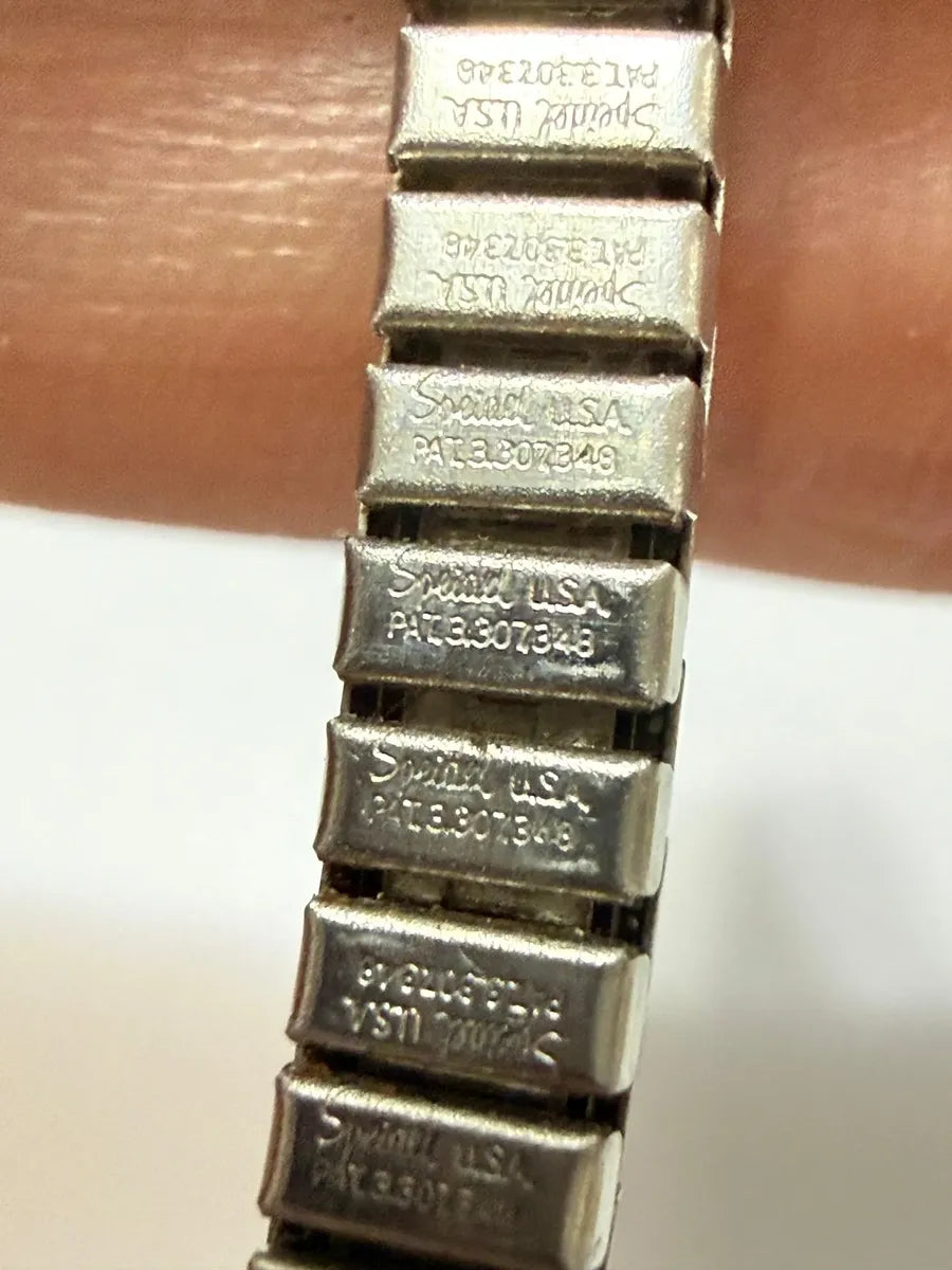Pulseira Antiga Extensível Speidel Usa Aço Inox Relógio