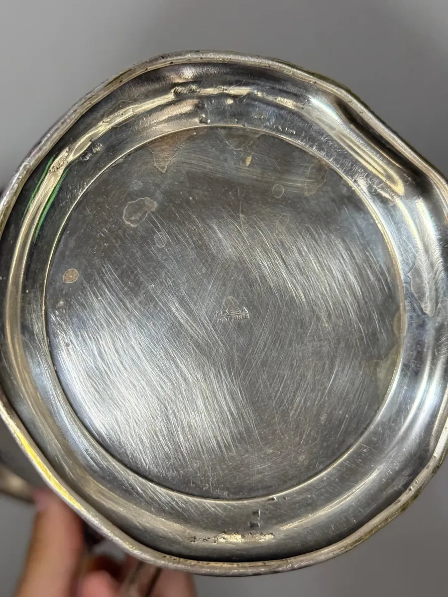 Jarra Antiga Prateada Maesa Frat Forte Ornamental