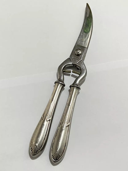 Tesoura Antiga Trinchante Em Inox Eberle Cozinha