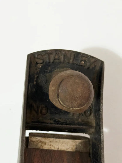 Plaina Manual Antiga Stanley No 110 Ferro E Madeira 16,5cm