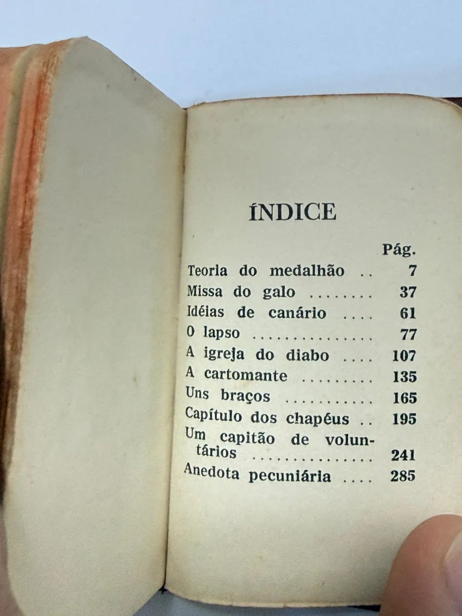 Livro Miniatura Contos Escolhidos Iv Machado De Assis 1963