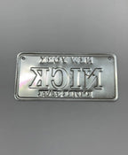Placa Decorativa New York Nick Metal Relevo Antiga 15,5cm