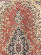 Tapete Antigo Estilo Persa Floral Medalhão 136x78,5cm