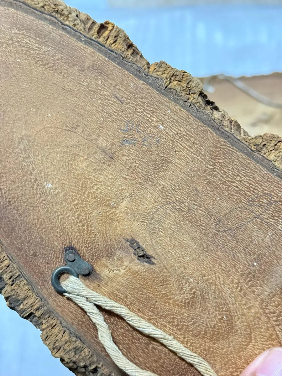 Pinturas Antigas Em Casca De Árvore Cenas Rurais Rústicas