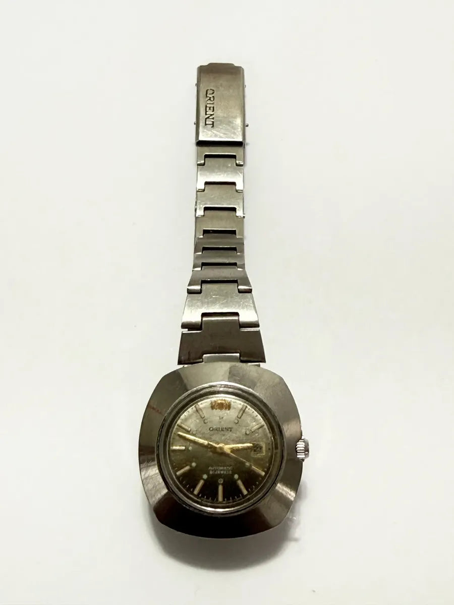 Relógio Antigo Orient Automático 21 Jewels Aço Inox