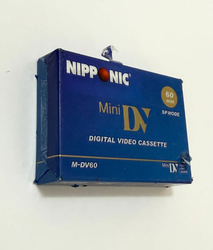 Antiga Fita Minidv Nipponic M-dv60 60min Lacrada Original