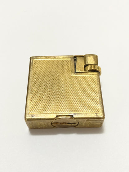 Isqueiro Antigo Dunhill London Folhado Ouro
