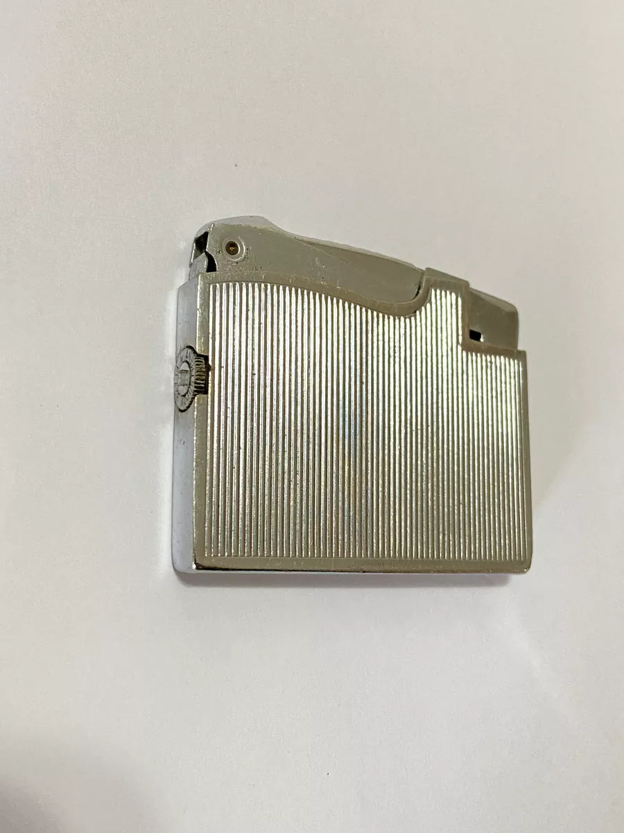 Isqueiro Antigo Americano Elgin Cromado Listras