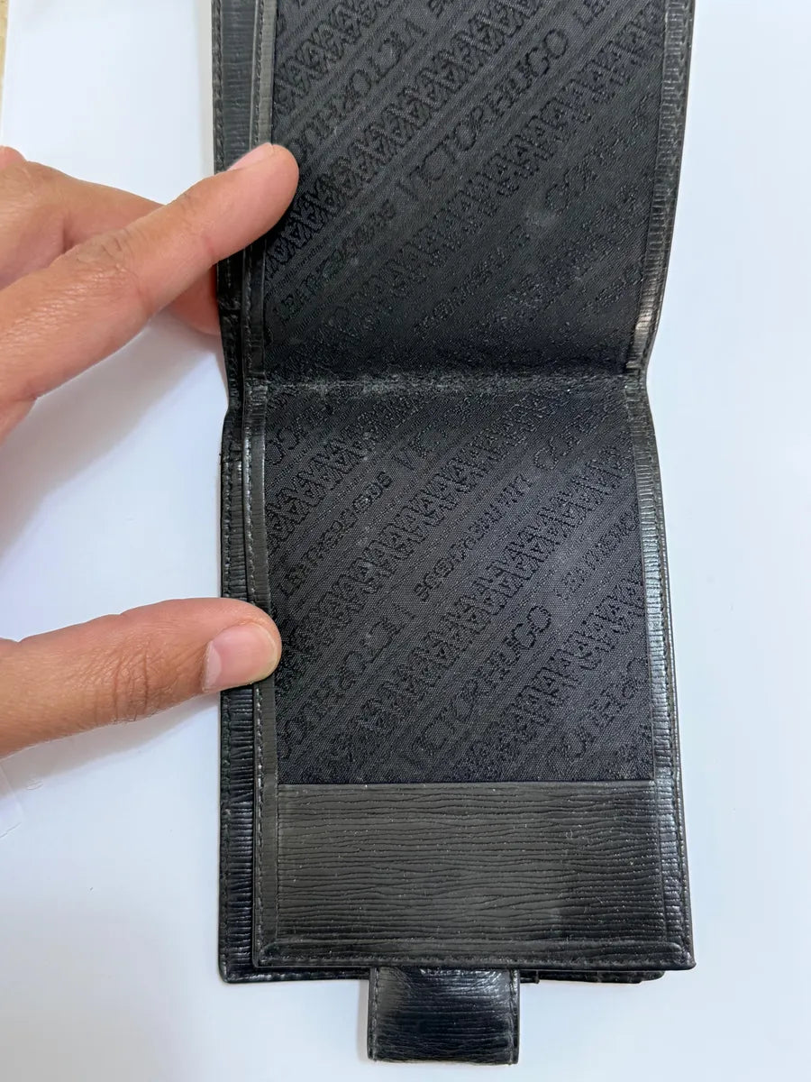 Carteira Victor Hugo Masculina Em Couro Preto