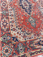 Tapete Antigo Estilo Persa Floral Medalhão 136x78,5cm