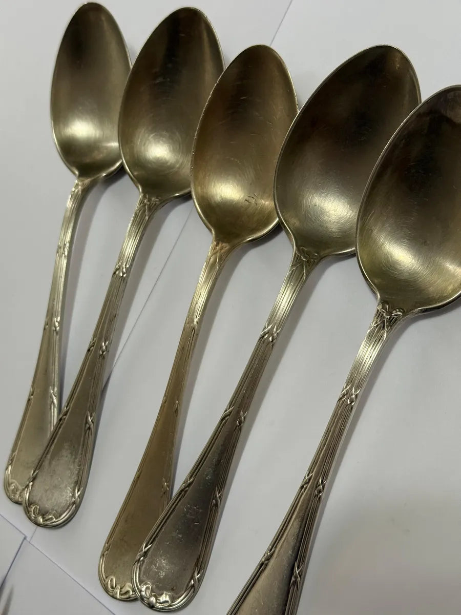 Faqueiro Antigo Fracalanza Modelo Lacinho 35 Peças Prateado