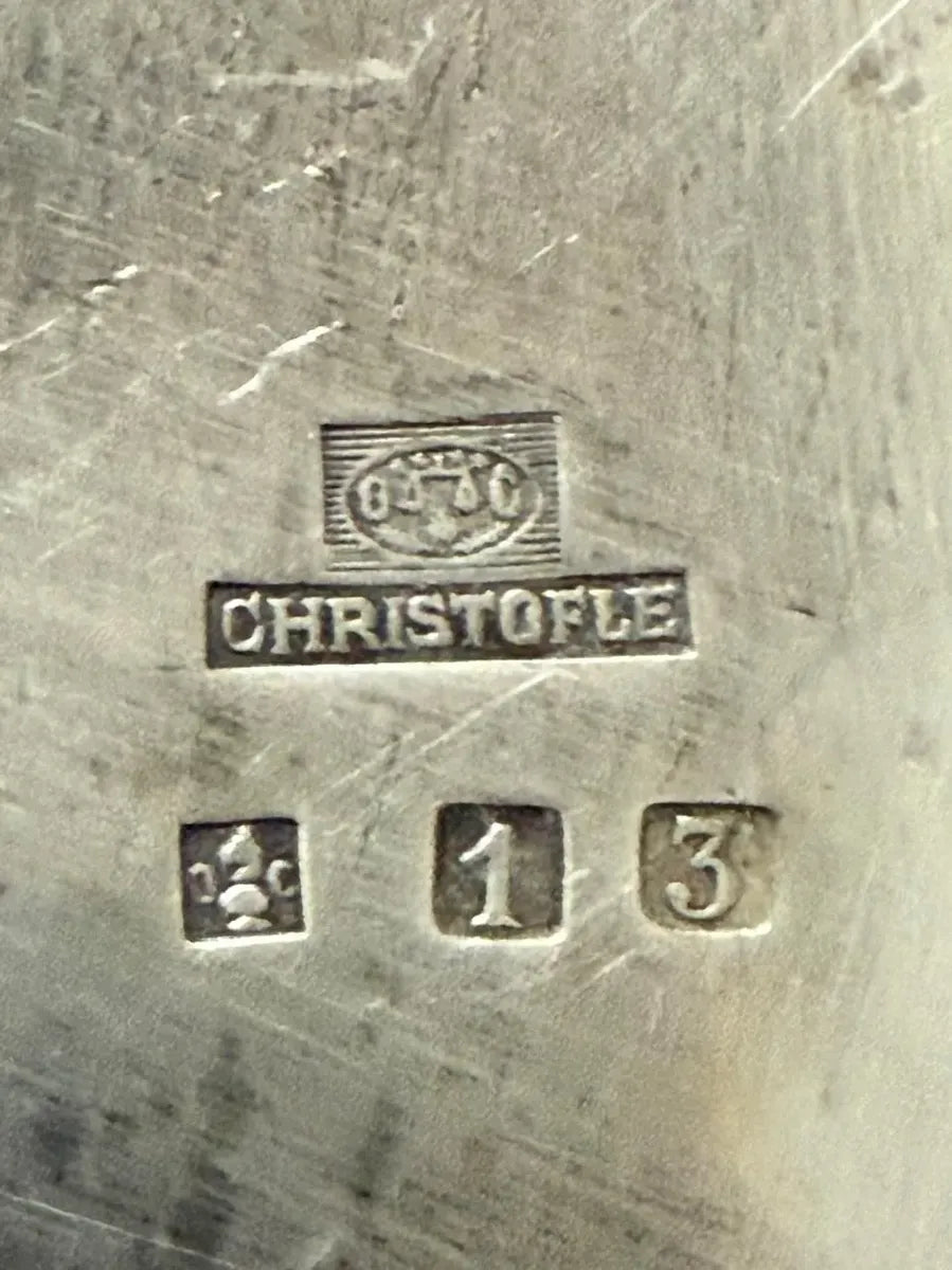 Leiteira Antiga Christofle Francesa Banhada Prata