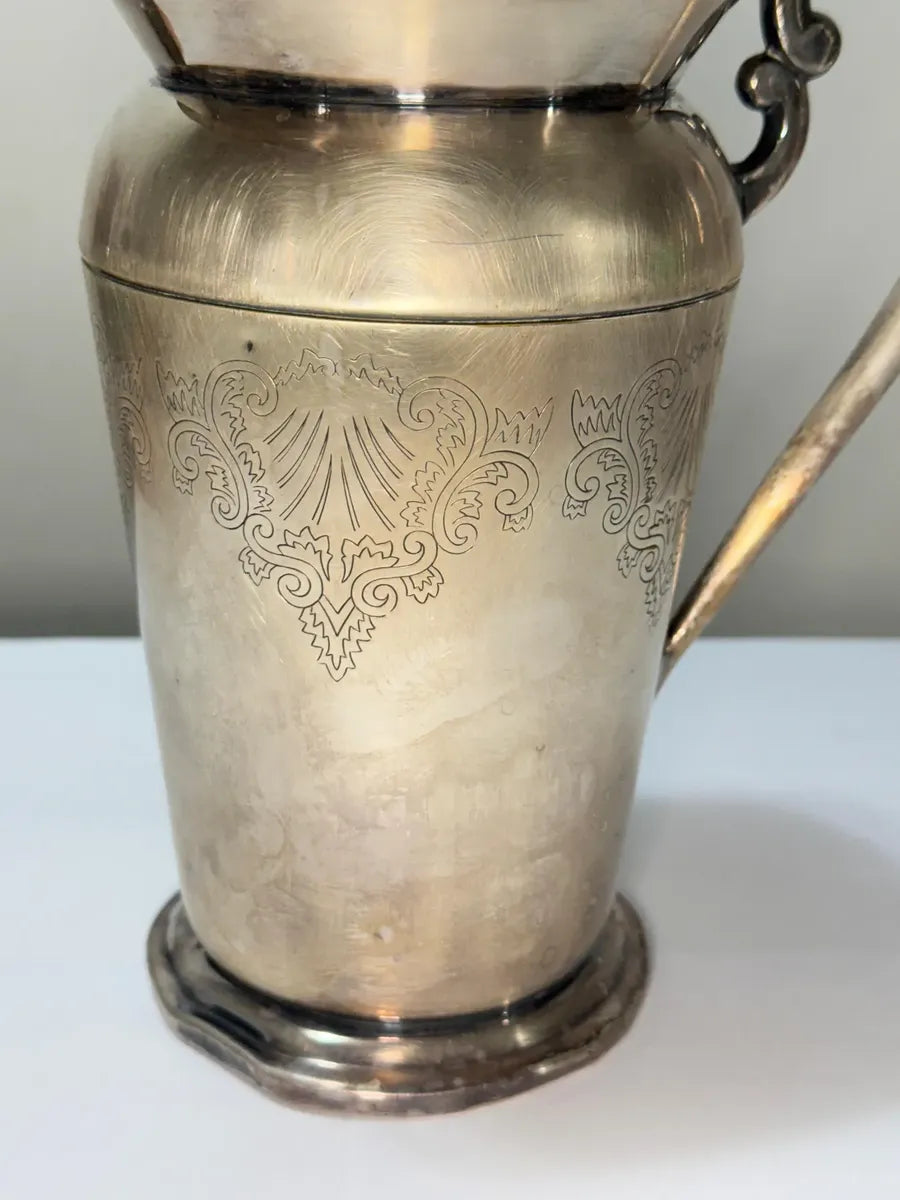 Jarra Antiga Prateada Maesa Frat Forte Ornamental