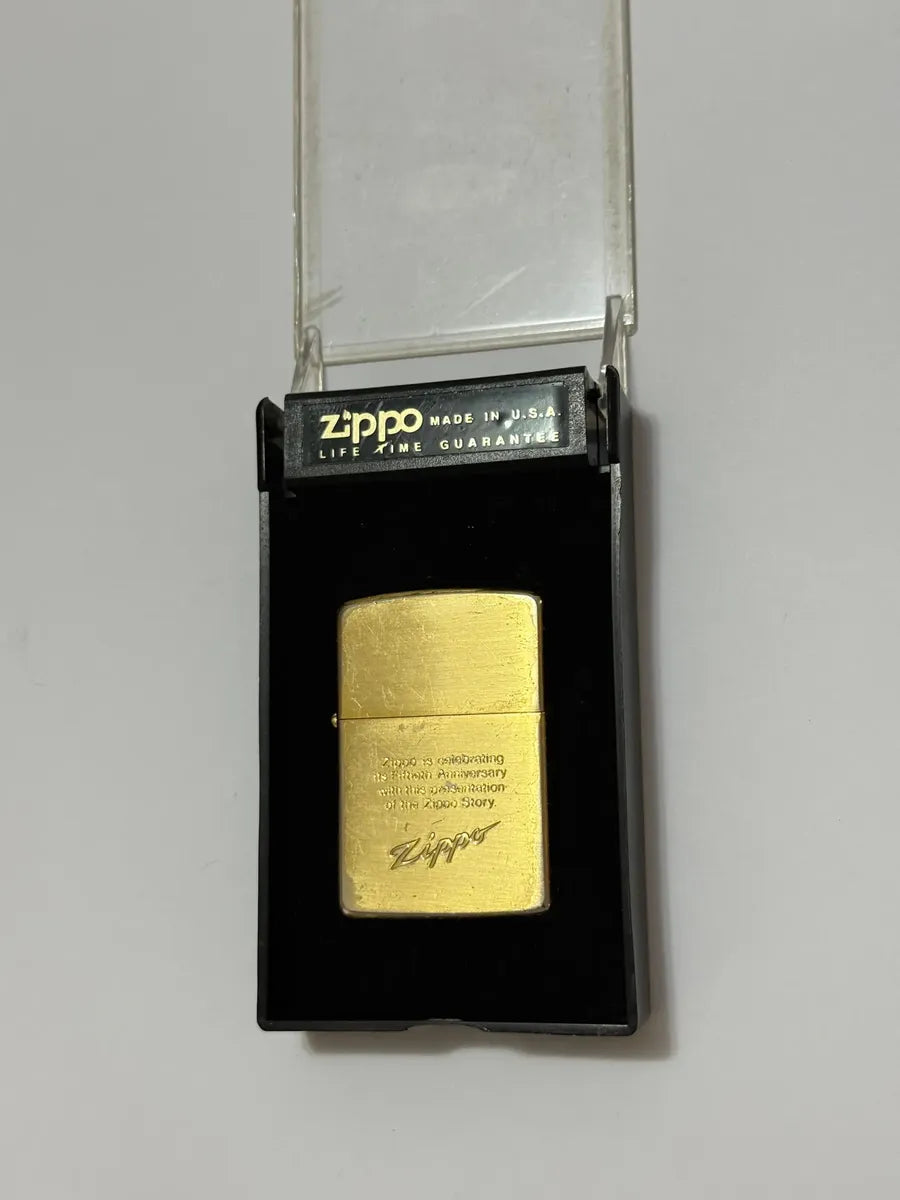 Isqueiro Antigo Zippo Comemorativo 50 Anos Caixa Original