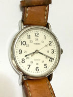 Relógio Timex Indiglo Clássico Pulseira Couro Marrom