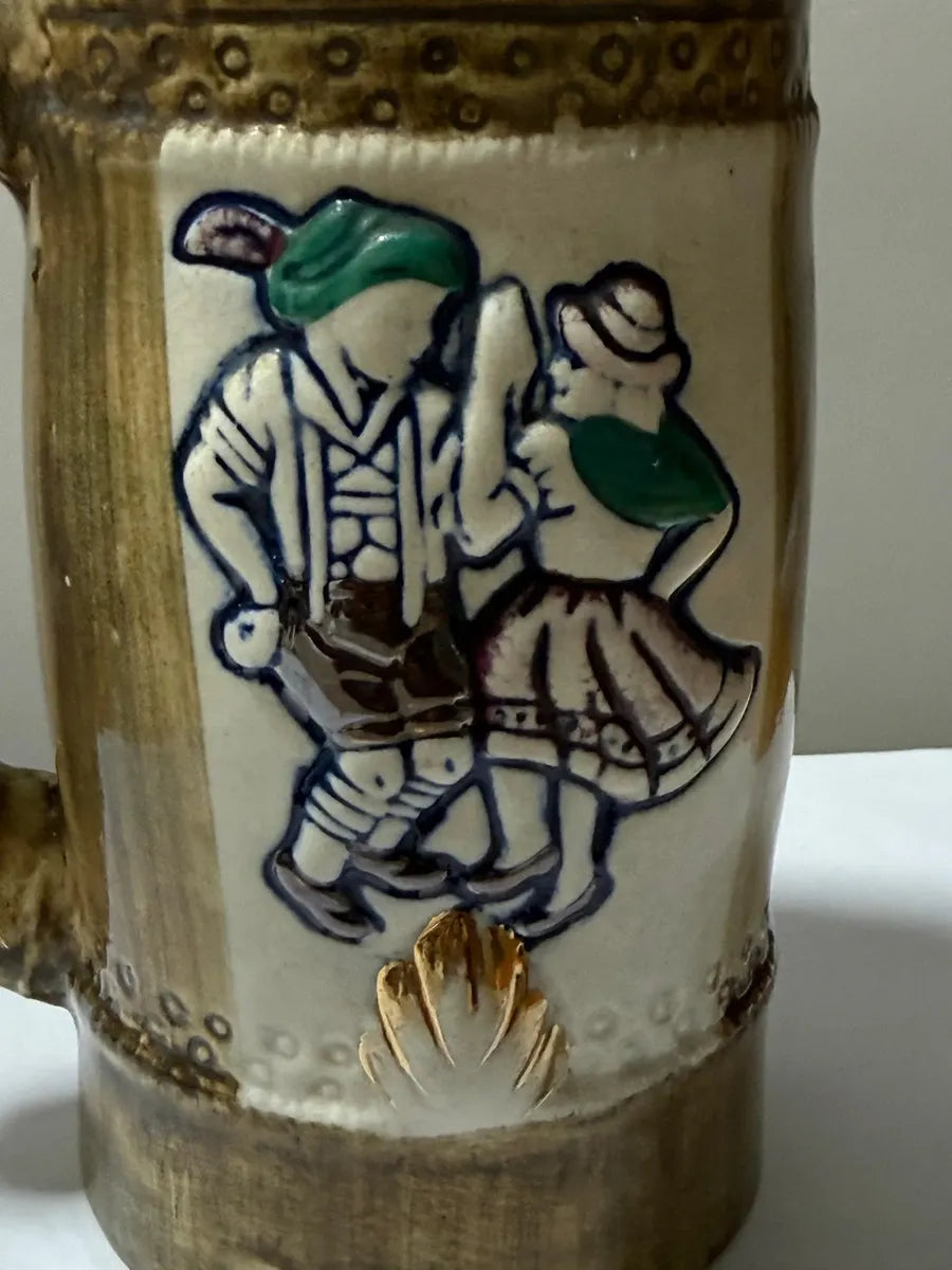 Caneca Antiga De Chopp Em Cerâmica Clube De Campo Itapevi