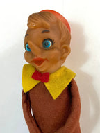 Boneco Antigo Fantoche Pinóquio 43cm - Feltro