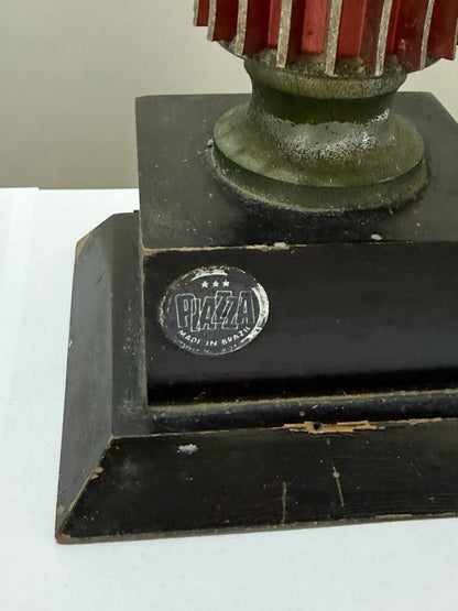Troféu Antigo Futebol Piazza 39cm Coleção Anos 60/70