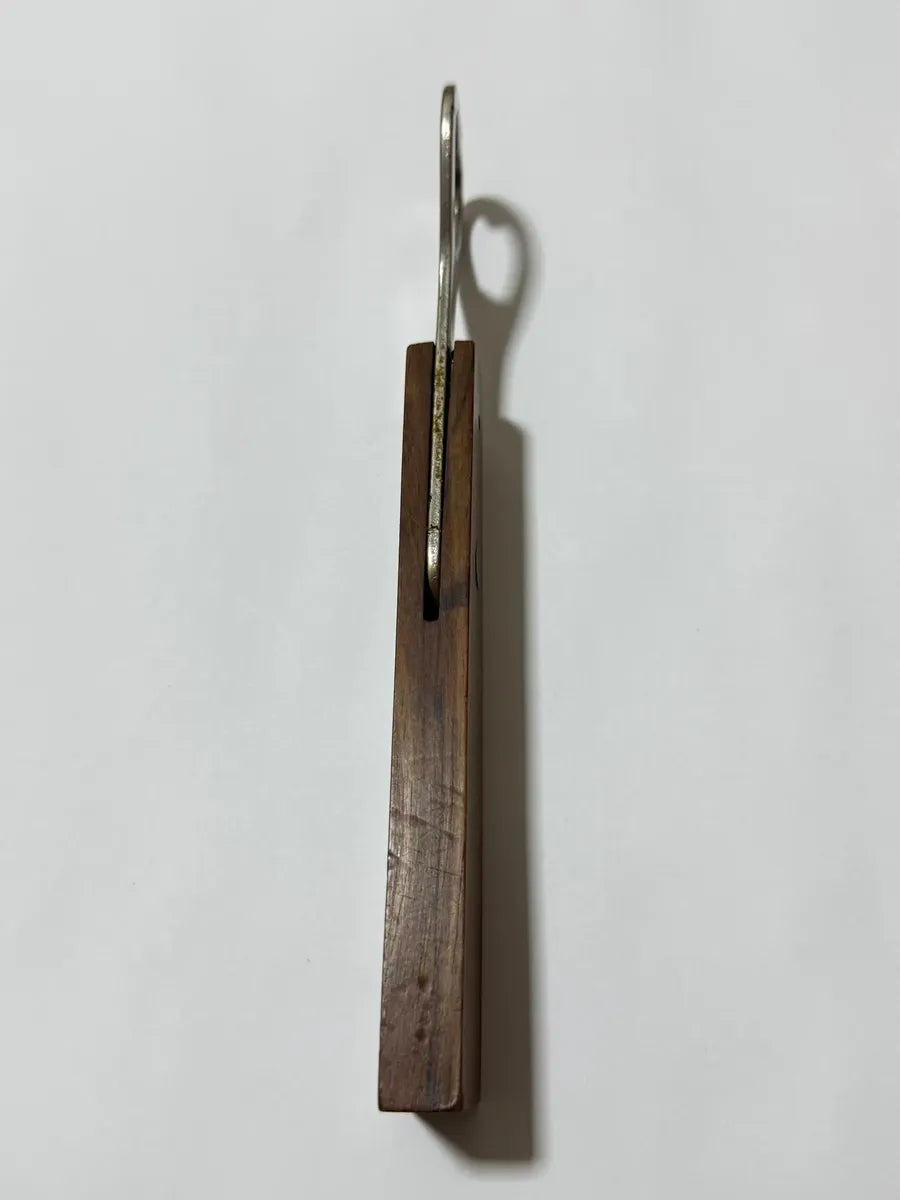 Abridor De Garrafas Antigo Maesa Cabo Madeira 18,5cm