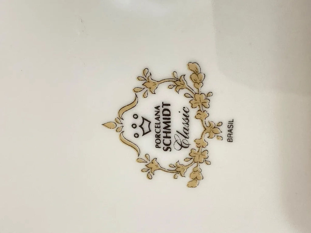 Pratos Porcelana Schmidt Classic 27cm Antigos