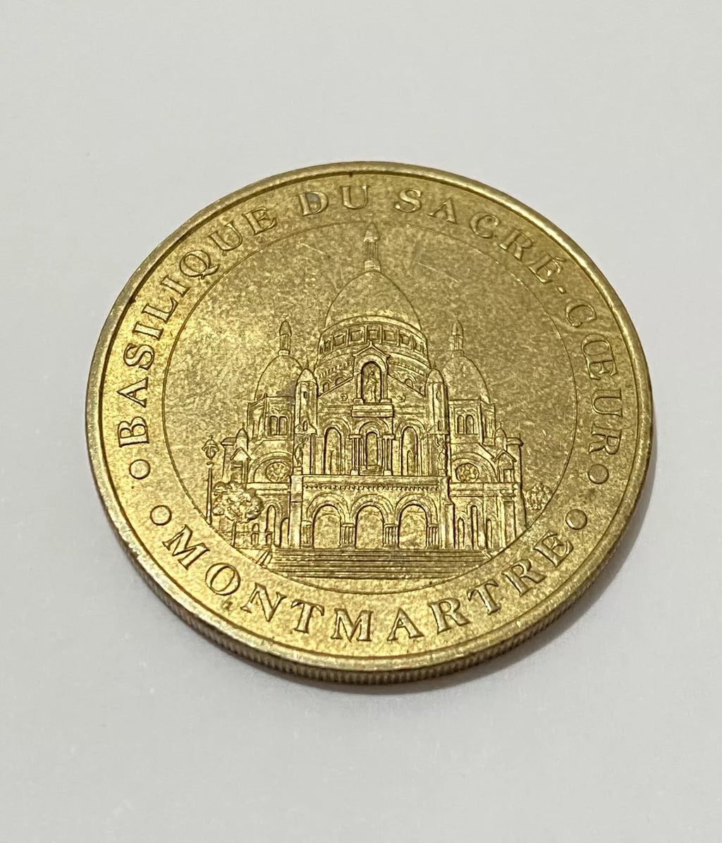 Medalha Comemorativa Antiga Da França - Basílica Sacré-coeur