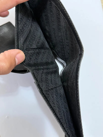 Carteira Victor Hugo Masculina Em Couro Preto