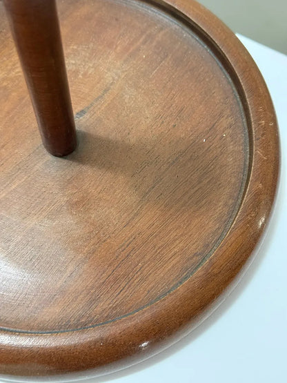 Antigo Porta Temperos Em Madeira Mogno Com Vidros