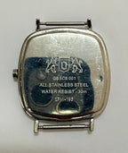 Relógio Orient Antigo Quadrado Inox 30m Gbscs 001 Zfm-195