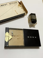 Antigo Raro Cartucho Sony Vc-8e + Agulha Ag-110 Toca Discos