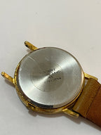 Relógio Antigo Geneva Gato Óculos Quartz Japan Dourado